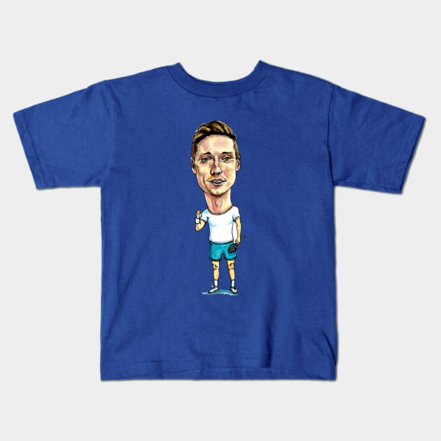 Joe Salisbury Kids T-Shirt by dizzycat-biz